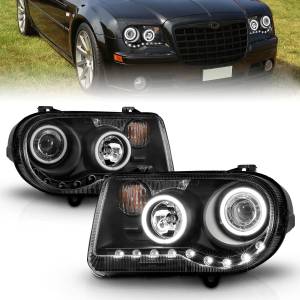 Anzo USA - 121251 | Anzo USA Projector Headlights w/ Halo Black (2005-2010 300C) - Image 6