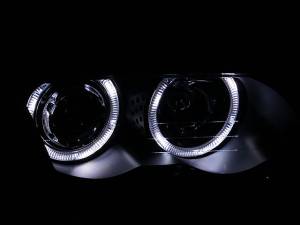 Anzo USA - 121261 | Anzo USA Projector Headlights w/ Halo Black (1999-2001 3 Series E46) - Image 3