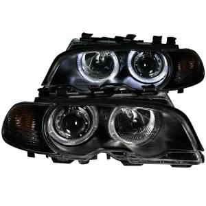 Anzo USA - 121269 | Projector Headlights w/ Halo Black (2000-2004 3 Series E46) - Image 2