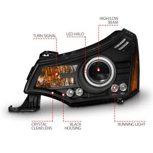 Anzo USA - 121272 | Anzo USA Projector Headlights Black (2008-2011 Focus) - Image 3