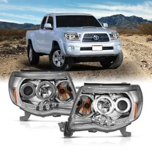 Anzo USA - 121281 | Anzo USA Projector Headlights w/ Halos Chrome (2005-2011 Tacoma) - Image 6