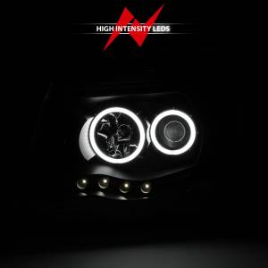 Anzo USA - 121282 | Anzo USA Projector Headlights w/ Halo Black (2005-2011 Tacoma) - Image 5