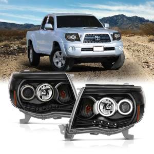 Anzo USA - 121282 | Anzo USA Projector Headlights w/ Halo Black (2005-2011 Tacoma) - Image 6