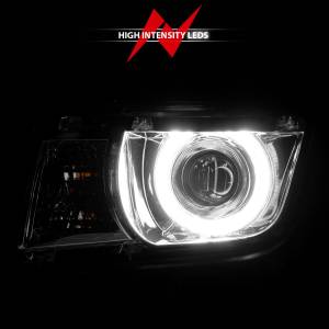 Anzo USA - 121311 | Anzo USA Projector Headlights w/ Halo Chrome (2010-2013 Camaro) - Image 5
