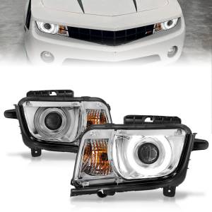 Anzo USA - 121311 | Anzo USA Projector Headlights w/ Halo Chrome (2010-2013 Camaro) - Image 6