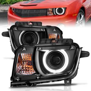 Anzo USA - 121312 | Anzo USA Projector Headlights w/ Halo Black (2010-2013 Camaro) - Image 6