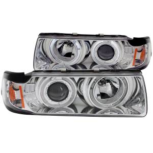 Anzo USA - 121326 | Anzo USA Projector Headlights w/ Halo Chrome G2 1 pc (1992-1998 3 Series E36) - Image 2