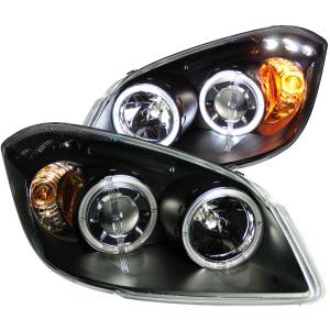 Anzo USA - 121344 | Anzo USA Projector Headlights w/ Halo Black w/ LED (2005-2010 Cobalt | 2007-2009 G5) - Image 2