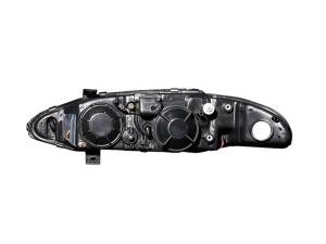 Anzo USA - 121365 | Anzo USA Projector Headlights w/ Halo Black G2 (1997-1999 Eclipse) - Image 2