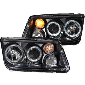 Anzo USA - 121369 | Anzo USA Projector Headlights w/ Halo Black (1999-2005 Jetta) - Image 2