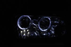 Anzo USA - 121382 | Anzo USA Projector Headlights w/ Halo Chrome (2006-2010 Charger) - Image 3