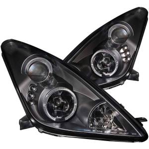 Anzo USA - 121387 | Anzo USA Projector Headlights w/ Halo Black (2000-2005 Celica) - Image 2