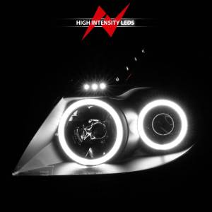 Anzo USA - 121395 | Anzo USA Projector Headlights w/ Halo Black (2008-2009 Altima 2 Door) - Image 6