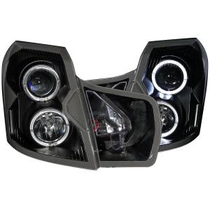 Anzo USA - 121415 | Anzo USA Projector Headlights w/ Halo Black (2003-2007 CTS) - Image 2