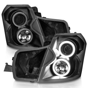 Anzo USA - 121417 | Anzo USA Projector Headlights w/ Halo Black (2003-2007 CTS) - Image 2