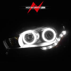 Anzo USA - 121428 | Anzo USA Projector Headlights w/ Halo Black (2008-2015 Lancer) - Image 5