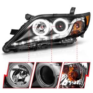 Anzo USA - 121442 | Anzo USA Projector Headlights w/ Halo Black (2010-2011 Camry) - Image 2