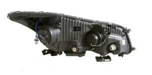 Anzo USA - 121483 | Anzo USA Projector Headlights w/ U-Bar Black (2008-2012 Accord 4 Door) - Image 3