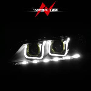 Anzo USA - 121492 | Anzo USA Projector Headlights w/ U-Bar Black (2013-2015 Accord 4 Door) - Image 3