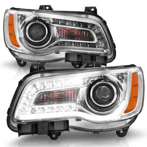 Anzo USA - 121494 | Anzo USA Projector Headlights Plank Style Chrome (2011-2014 300) - Image 2