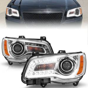 Anzo USA - 121494 | Anzo USA Projector Headlights Plank Style Chrome (2011-2014 300) - Image 6