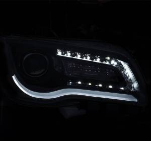 Anzo USA - 121495 | Anzo USA Projector Headlights Plank Style Black (2011-2014 300) - Image 3