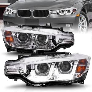 Anzo USA - 121505 | Anzo USA Projector Headlights w/ U-Bar Chrome (2012-2015 3 Series F30) - Image 6