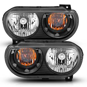 Anzo USA - 121526 | Anzo USA Crystal Headlights Black (2008-2014 Challenger) - Image 2