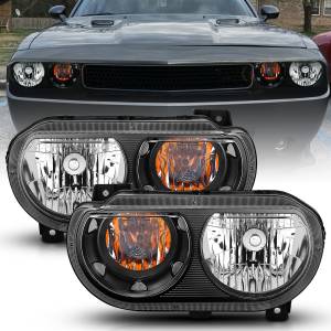 Anzo USA - 121526 | Anzo USA Crystal Headlights Black (2008-2014 Challenger) - Image 5