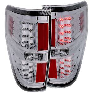 311147 | Anzo USA LED Tail Lights Chrome (2009-2014 F150 Pickup)