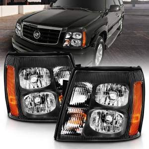 Anzo USA - 111423 | Anzo USA Crystal Headlight Black Amber (2003-2006 Escalade) - Image 5