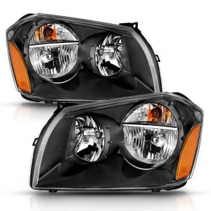 Anzo USA - 111425 | Anzo USA Crystal Headlight  Black Amber (2005-2007 Magnum) - Image 2