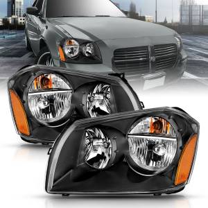 Anzo USA - 111425 | Anzo USA Crystal Headlight  Black Amber (2005-2007 Magnum) - Image 5