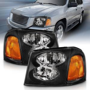 Anzo USA - 111429 | Anzo USA Crystal Headlight  Black Amber (2002-2009 Envoy) - Image 5