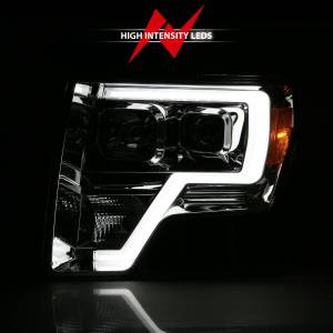 Anzo USA - 111444 | Anzo USA Projector Headlight Plank Style Chrome(2009-2014 F150 Pickup) - Image 5