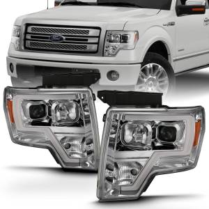 Anzo USA - 111444 | Anzo USA Projector Headlight Plank Style Chrome(2009-2014 F150 Pickup) - Image 6