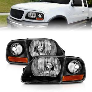 Anzo USA - 111460 | Anzo USA Crystal Headlight Black w/ Parking Light (1997-2003 F150 Pickup) - Image 5