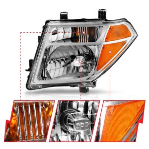 Anzo USA - 111463 | Anzo USA Crystal Headlight Chrome (2005-2008 Frontier | 2005-2007 Pathfinder) - Image 2