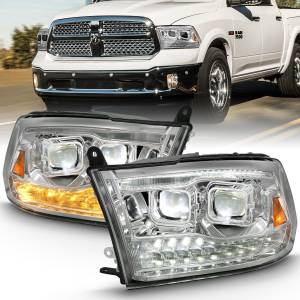 Anzo USA - 111465 | Anzo USA Led Projector Plank Style Switchback Headight Chrome (2009-2018 Ram 1500 | 2010-2018 Ram 2500, 3500) - Image 8