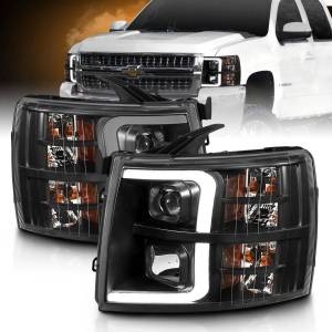 Anzo USA - 111480 | Anzo USA Projector Plank Style Black (2007-2013 Silverado 1500 | 2007-2014 Silverado 2500 HD, 3500 HD) - Image 6