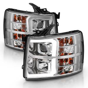 111481 | Anzo USA Projector Plank Style Chrome(2007-2013 Silverado 1500 | 2007-2014 Silverado 2500 HD, 3500 HD)