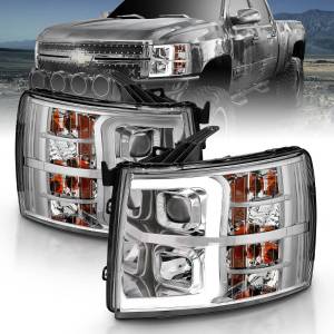 Anzo USA - 111481 | Anzo USA Projector Plank Style Chrome(2007-2013 Silverado 1500 | 2007-2014 Silverado 2500 HD, 3500 HD) - Image 5