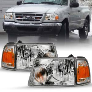 Anzo USA - 111484 | Anzo USA Crystal Headlight Chrome w/ corner Lights (2001-2011 Ranger) - Image 5