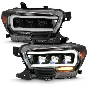 Anzo USA - 111496 | Anzo USA Led Projector Headlights Plank Style Black (2016-2023 Tacoma) - Image 1