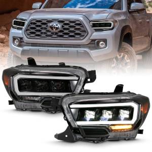 Anzo USA - 111496 | Anzo USA Led Projector Headlights Plank Style Black (2016-2023 Tacoma) - Image 9