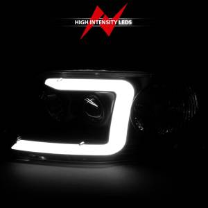 Anzo USA - 111503 | Anzo USA Projector Headlights w/ Light Bar Black Housing (1997-2003 F150 | 1997-2002 Expedition) - Image 5