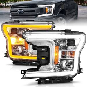 Anzo USA - 111510 | Anzo USA Projector Headlight Plank Style w/ Switchback Chrome (2018-2020 F150 Pickup) - Image 6