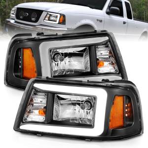 Anzo USA - 111511 | Anzo USA Crystal Headlights w/ Light Bar Black (2001-2011 Ranger) - Image 5