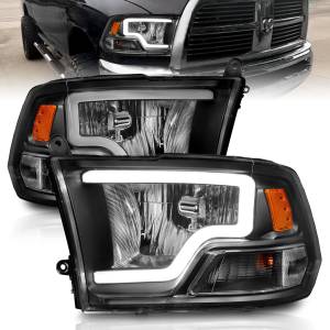 Anzo USA - 111515 | Anzo USA Crystal Headlights w/ Light Bar Black (2009-2018 Ram 1500 | 2010-2018 Ram 2500, 3500) - Image 6