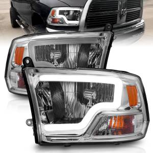 Anzo USA - 111516 | Anzo USA Crystal Headlights w/ Light Bar Chrome (2009-2018 Ram 1500 | 2010-2018 Ram 2500, 3500) - Image 6